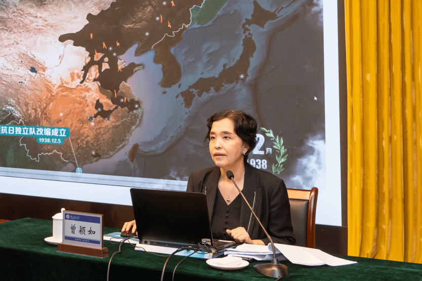 思政第一课 学校党委书记曾颖如勉励同学们铭记历史开创未来